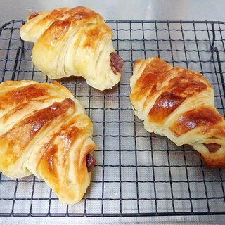 コンテナー容器で作る、チョコクロワッサン